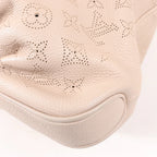 Louis Vuitton Selene MM Monogram Mahina Leather Shoulder Bag in Beige M97141