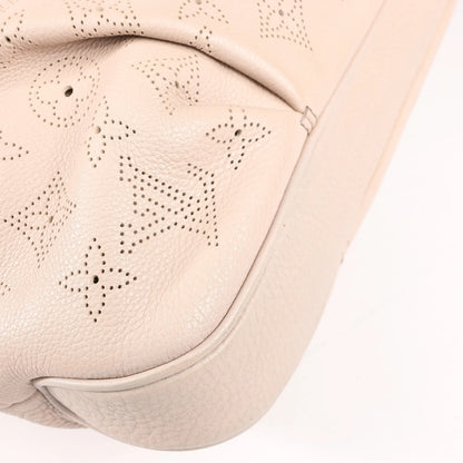 Louis Vuitton Selene MM Monogram Mahina Leather Shoulder Bag in Beige M97141
