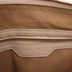 Louis Vuitton Selene MM Monogram Mahina Leather Shoulder Bag in Beige M97141