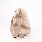 Louis Vuitton Selene MM Monogram Mahina Leather Shoulder Bag in Beige M97141