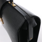 Maletín Louis Vuitton Robusto de Cuero Taiga en Negro