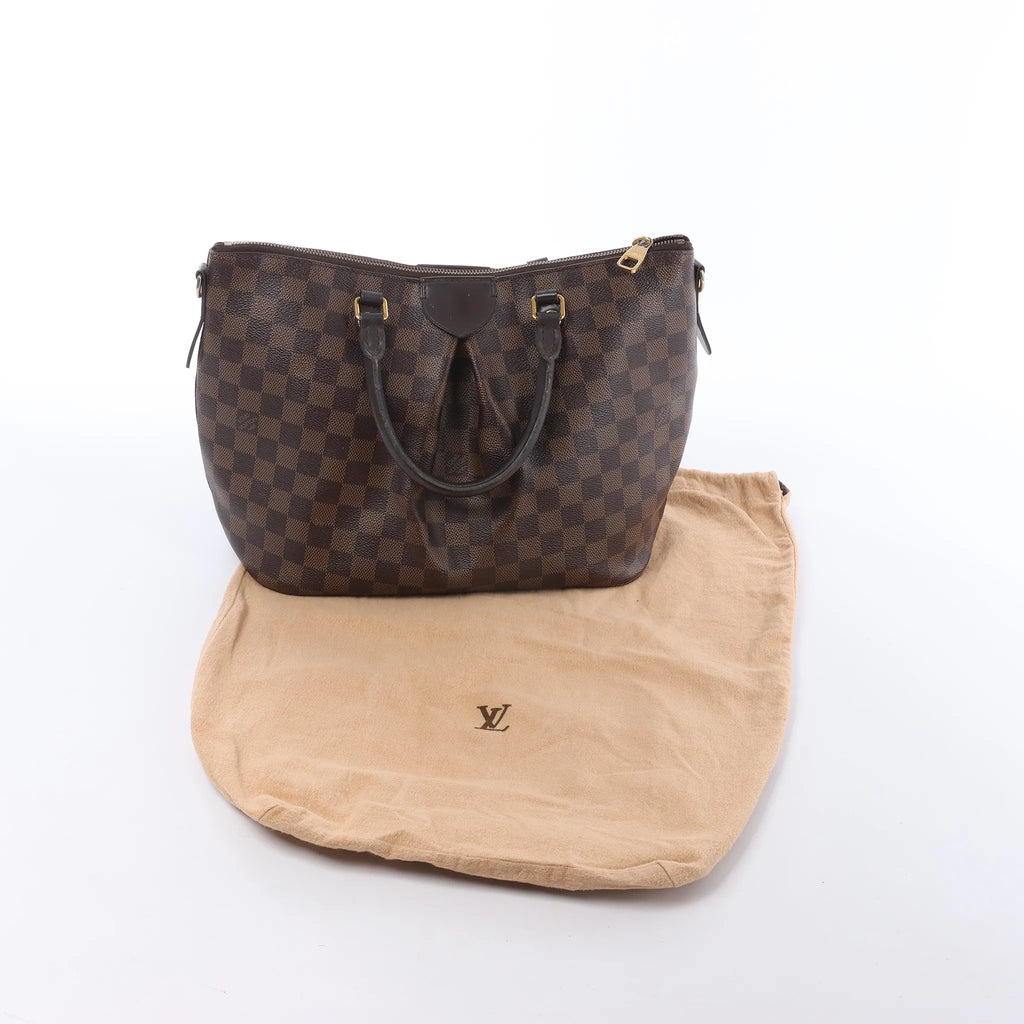 Louis Vuitton Siena MM Damier Ebene Handbag in Brown N41546