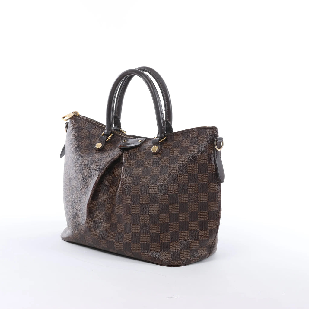 Louis Vuitton Siena MM Damier Ebene Handbag in Brown N41546