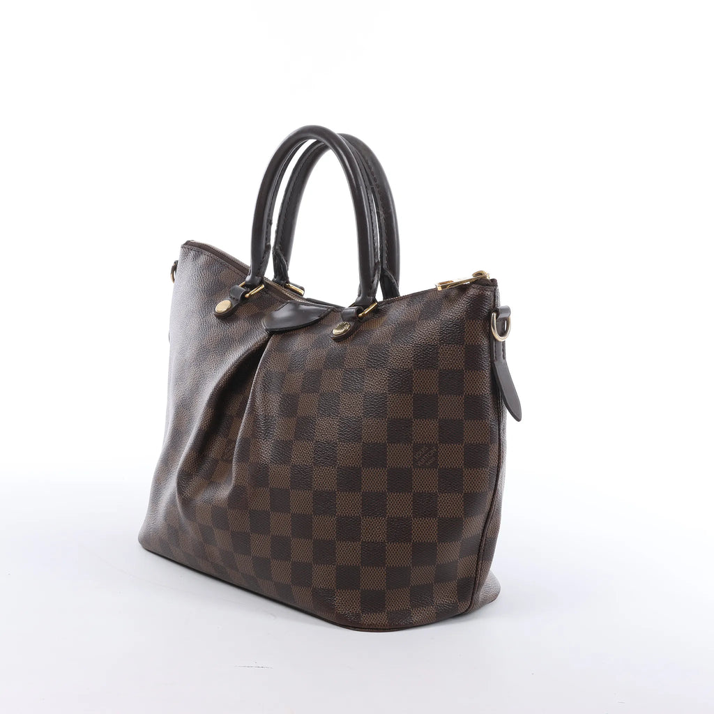 Louis Vuitton Siena MM Damier Ebene Handbag in Brown N41546