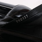 Louis Vuitton Silhouette Lines Patent Leather Ankle Boots in Black BR0137, Size 37.5 EU