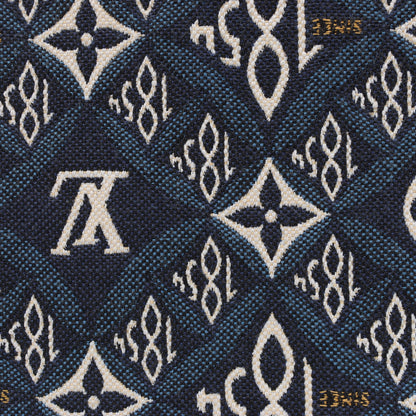Louis Vuitton Since1854 Petit Sac Plat 2Way Handtasche Blau x Beige M80288