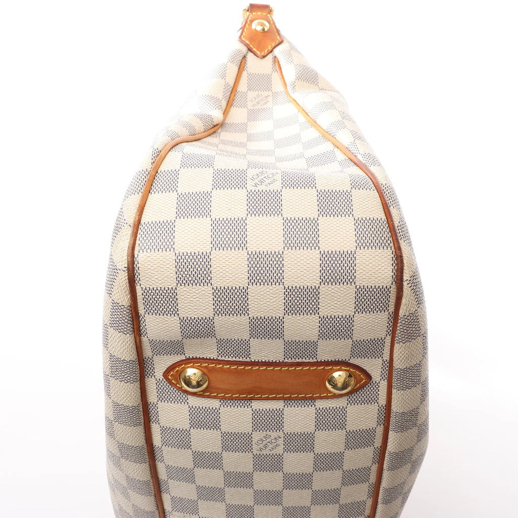 Louis Vuitton Siracusa GM Damier Azur 2Way Handbag in Beige N41111