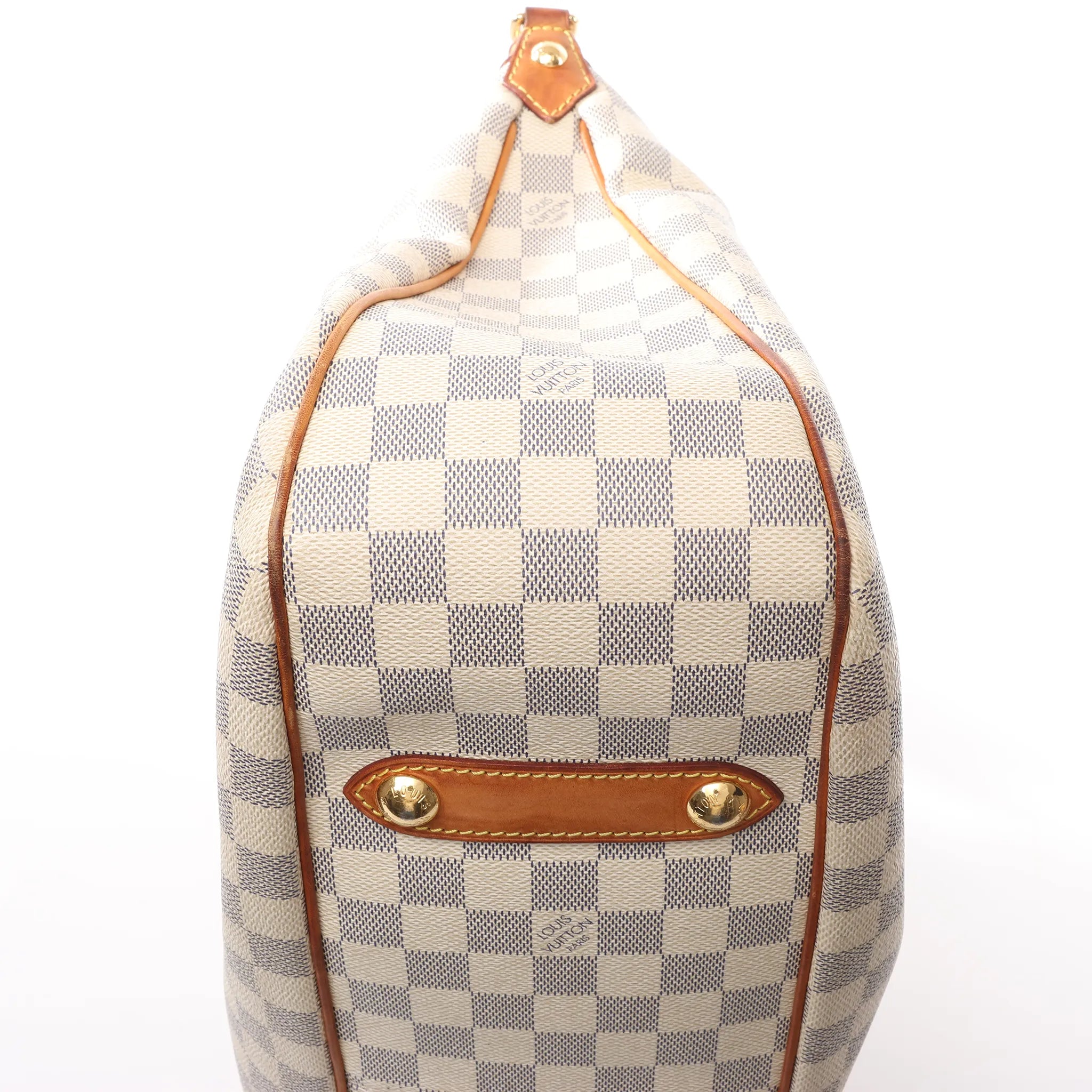 Louis Vuitton Siracusa GM Damier Azur 2Way Handbag in Beige N41111