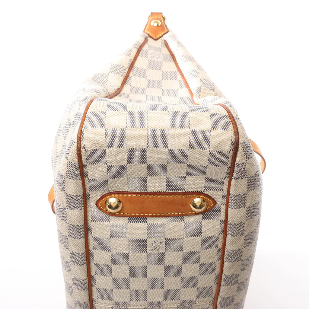 Louis Vuitton Siracusa GM Damier Azur 2Way Handbag in Beige N41111
