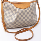 Louis Vuitton Siracusa PM Damier Azur 2Way Crossbody Bag in Beige N41113