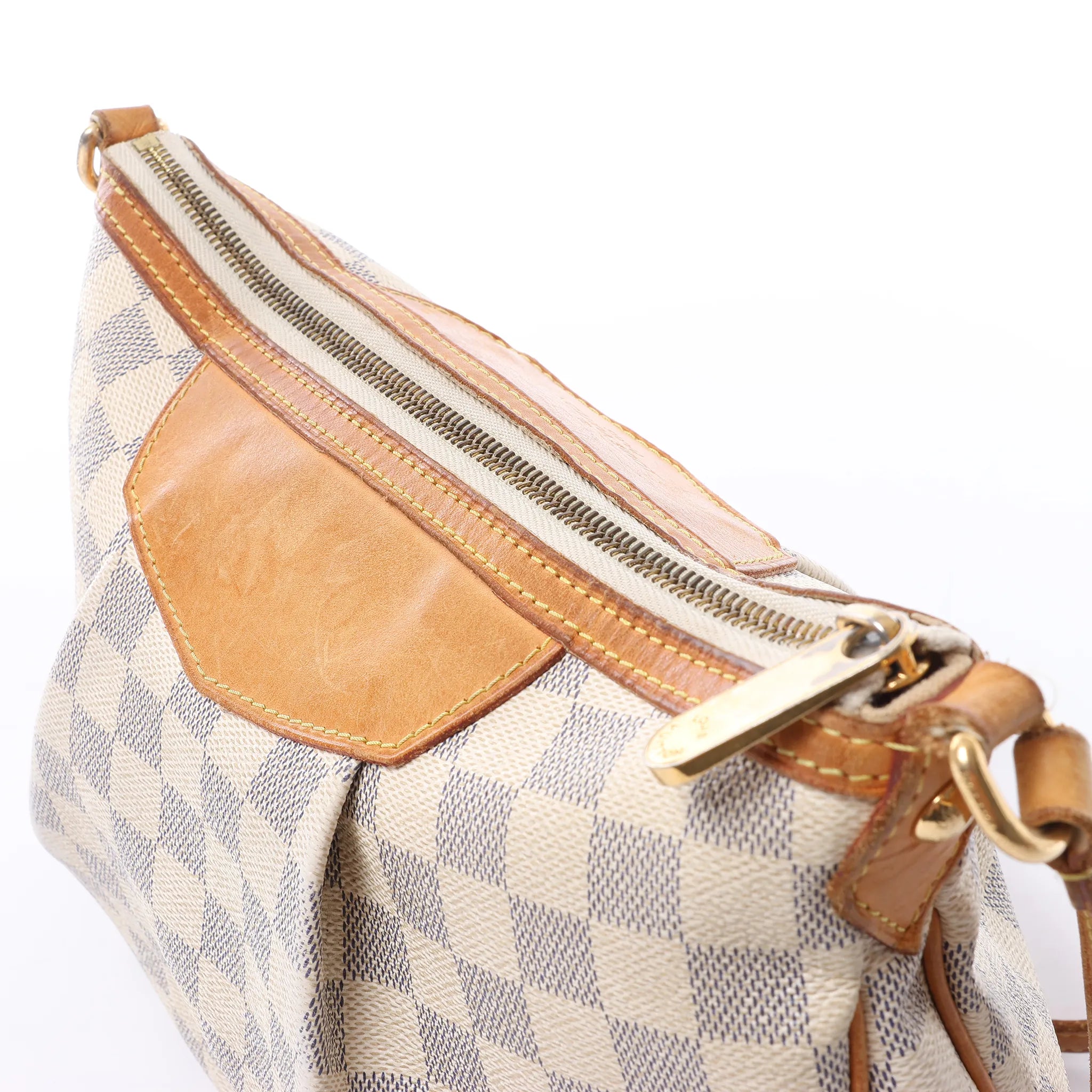 Louis Vuitton Siracusa PM Damier Azur 2Way Crossbody Bag in Beige N41113