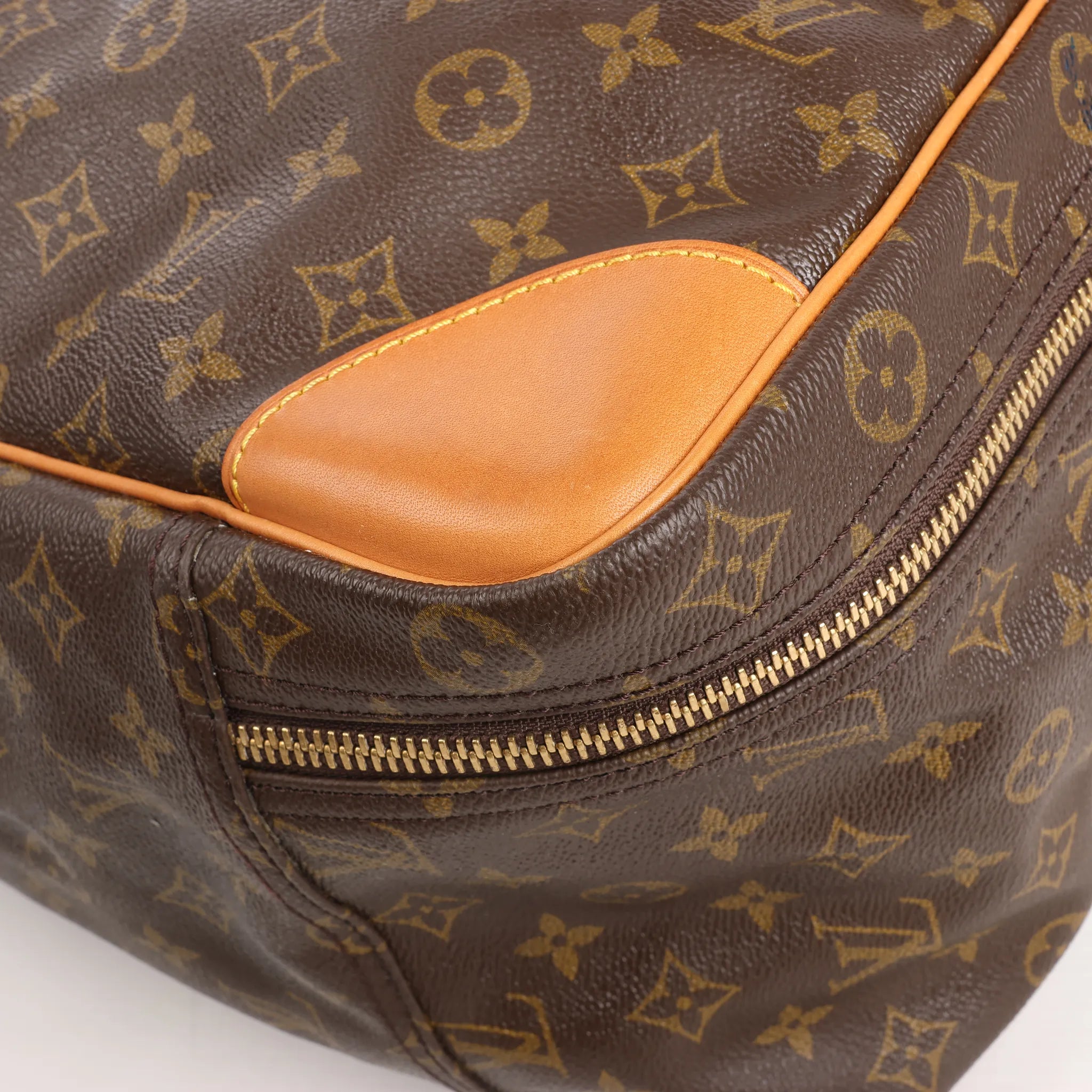 Louis Vuitton Sirius 65 Monogram Canvas Travel Bag in Brown