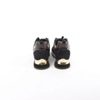 Louis Vuitton Runaway line 21 years Mesh x Leather Sneakers in Black, Size 40 EU