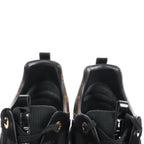 Louis Vuitton Runaway line 21 years Mesh x Leather Sneakers in Black, Size 40 EU