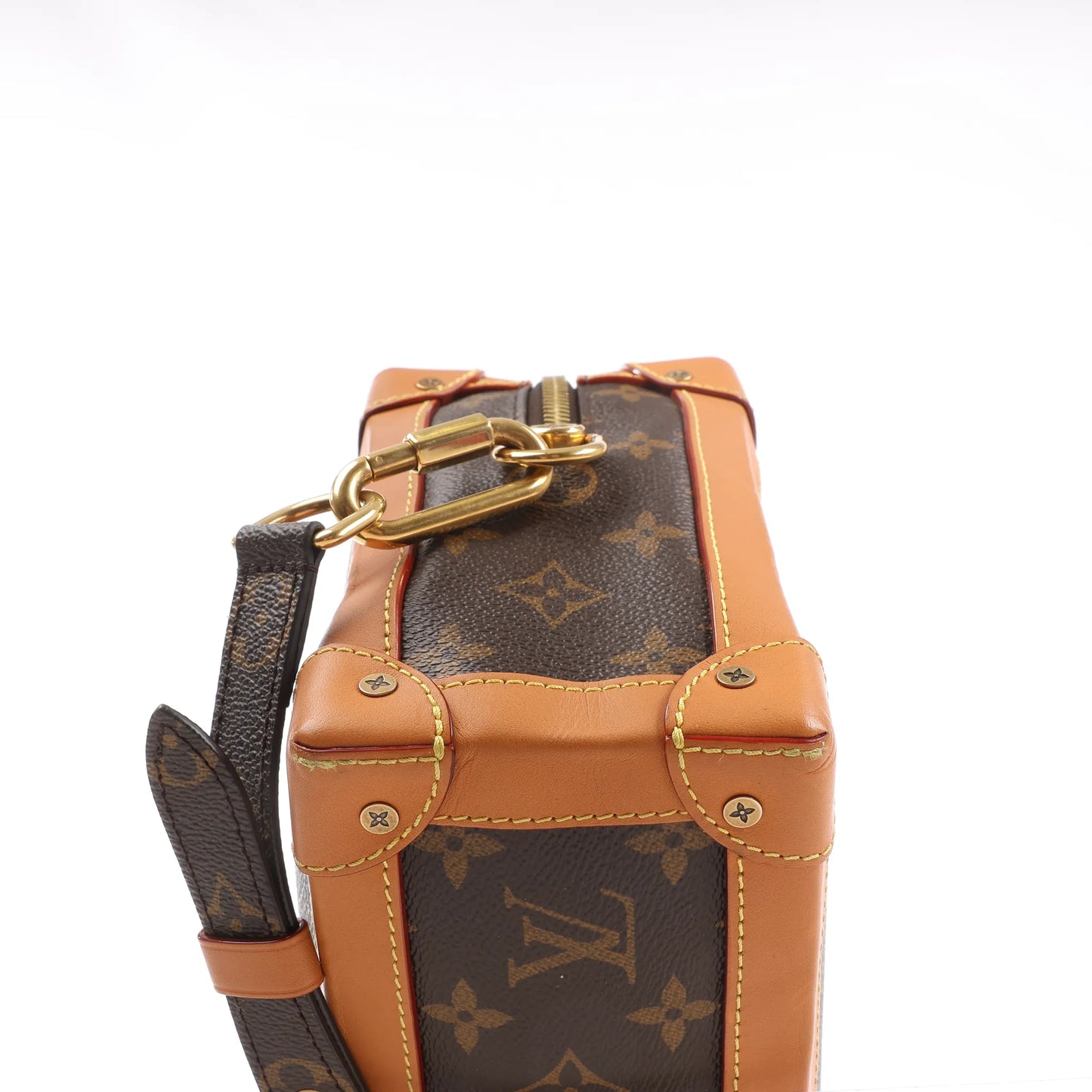 Louis Vuitton Soft Trunk Monogram Canvas Crossbody Bag in Brown M44660