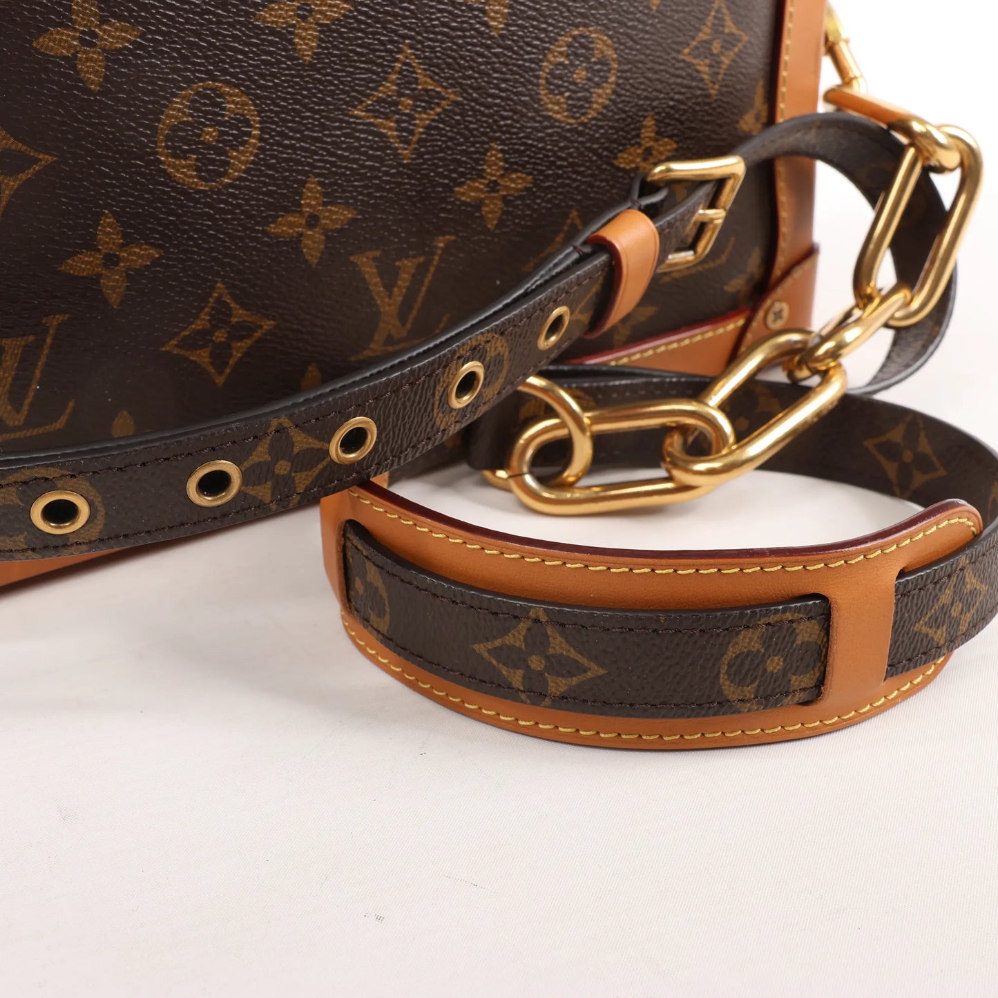 Louis Vuitton Soft Trunk Monogram Canvas Crossbody Bag in Brown M44660