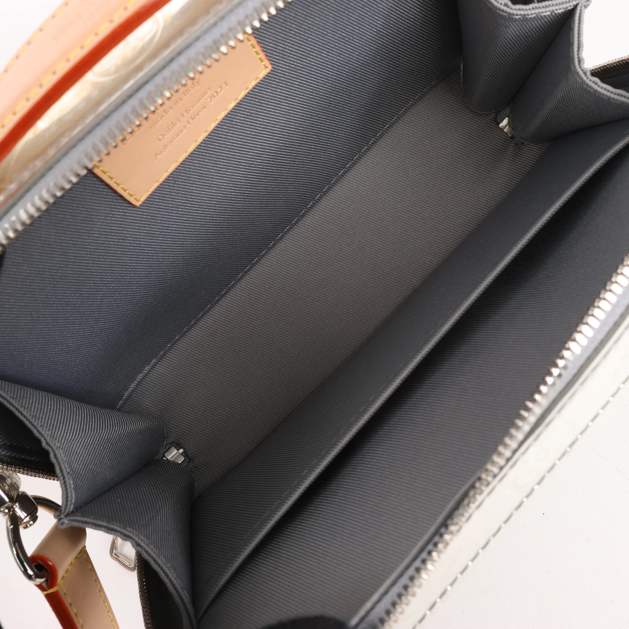 Louis Vuitton Soft Trunk Monogram Canvas Crossbody Bag in Silver M45885