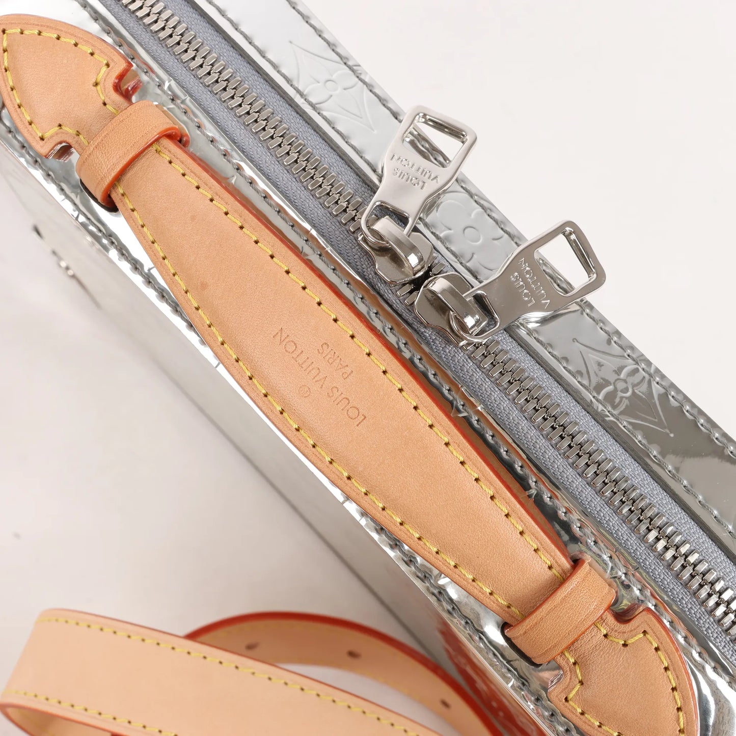 Louis Vuitton Soft Trunk Monogram Canvas Crossbody Bag in Silber M45885