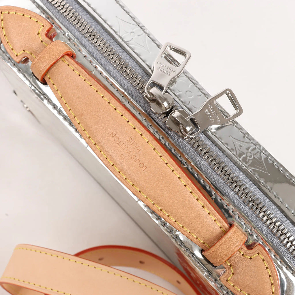 Louis Vuitton Soft Trunk Monogram Canvas Crossbody Bag in Silver M45885