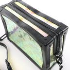 Louis Vuitton Soft Trunk Monogram Prism Crossbody Bag in Black x Holographic M55932