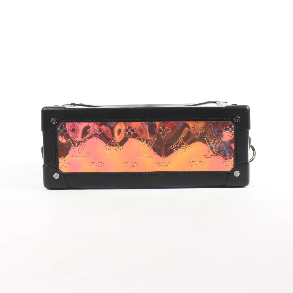 Louis Vuitton Soft Trunk Monogram Prism Crossbody Bag in Black x Holographic M55932