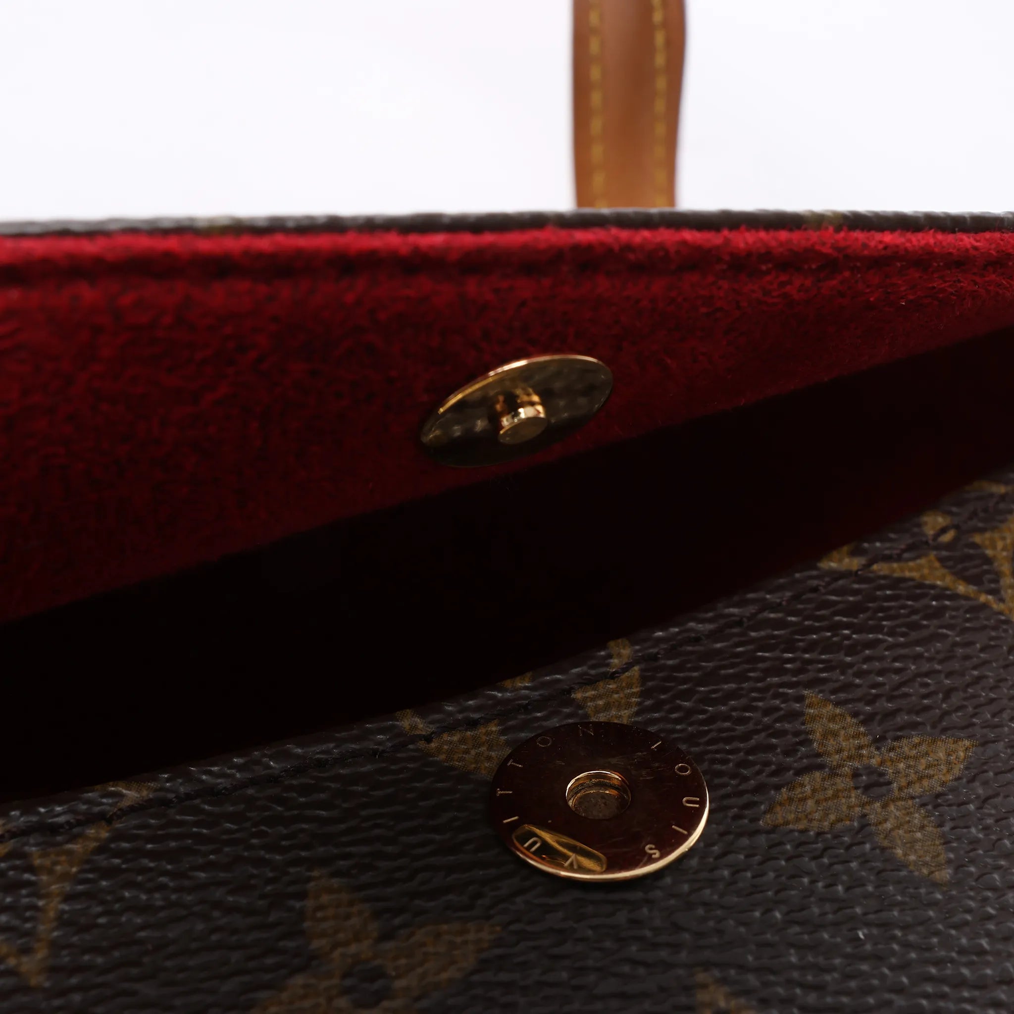 Louis Vuitton Sonatine Monogram Canvas Handbag in Brown M51902