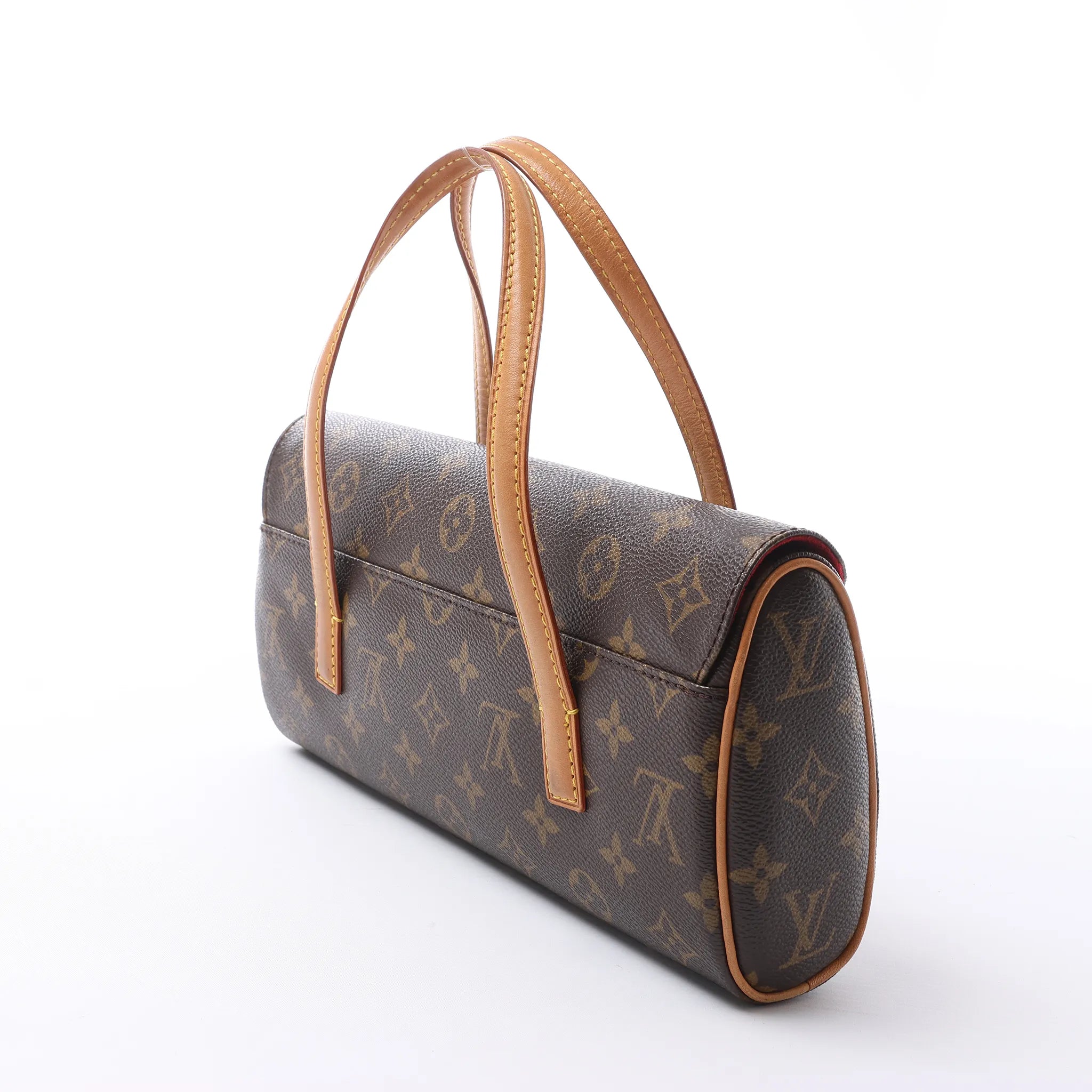 Louis Vuitton Sonatine Monogram Canvas Handbag in Brown M51902