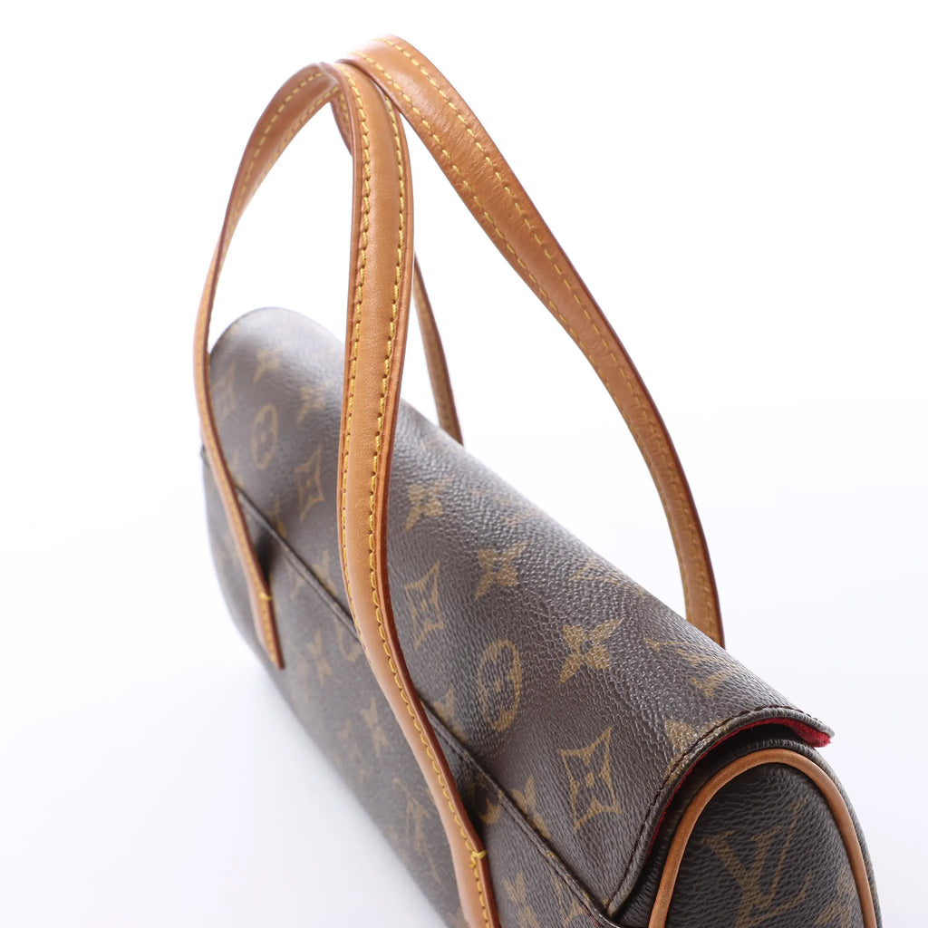 Louis Vuitton Sonatine Monogram Canvas Handbag in Brown M51902