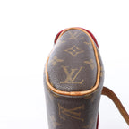 Louis Vuitton Sonatine Monogram Canvas Handbag in Brown M51902