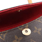 Louis Vuitton Sonatine Monogram Canvas Handbag in Brown M51902