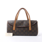 Louis Vuitton Sonatine Monogram Canvas Handbag in Brown M51902