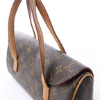 Louis Vuitton Sonatine Monogram Canvas Handbag in Brown M51902