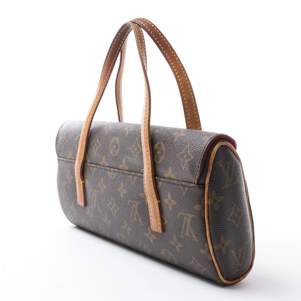Louis Vuitton Sonatine Monogram Canvas Handbag in Brown M51902