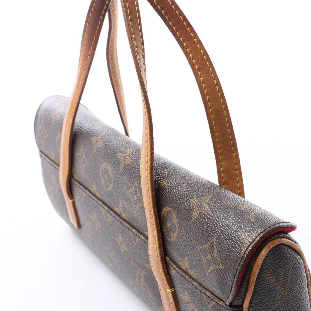 Louis Vuitton Sonatine Monogram Canvas Handbag in Brown M51902
