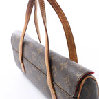 Louis Vuitton Sonatine Monogram Canvas Handbag in Brown M51902