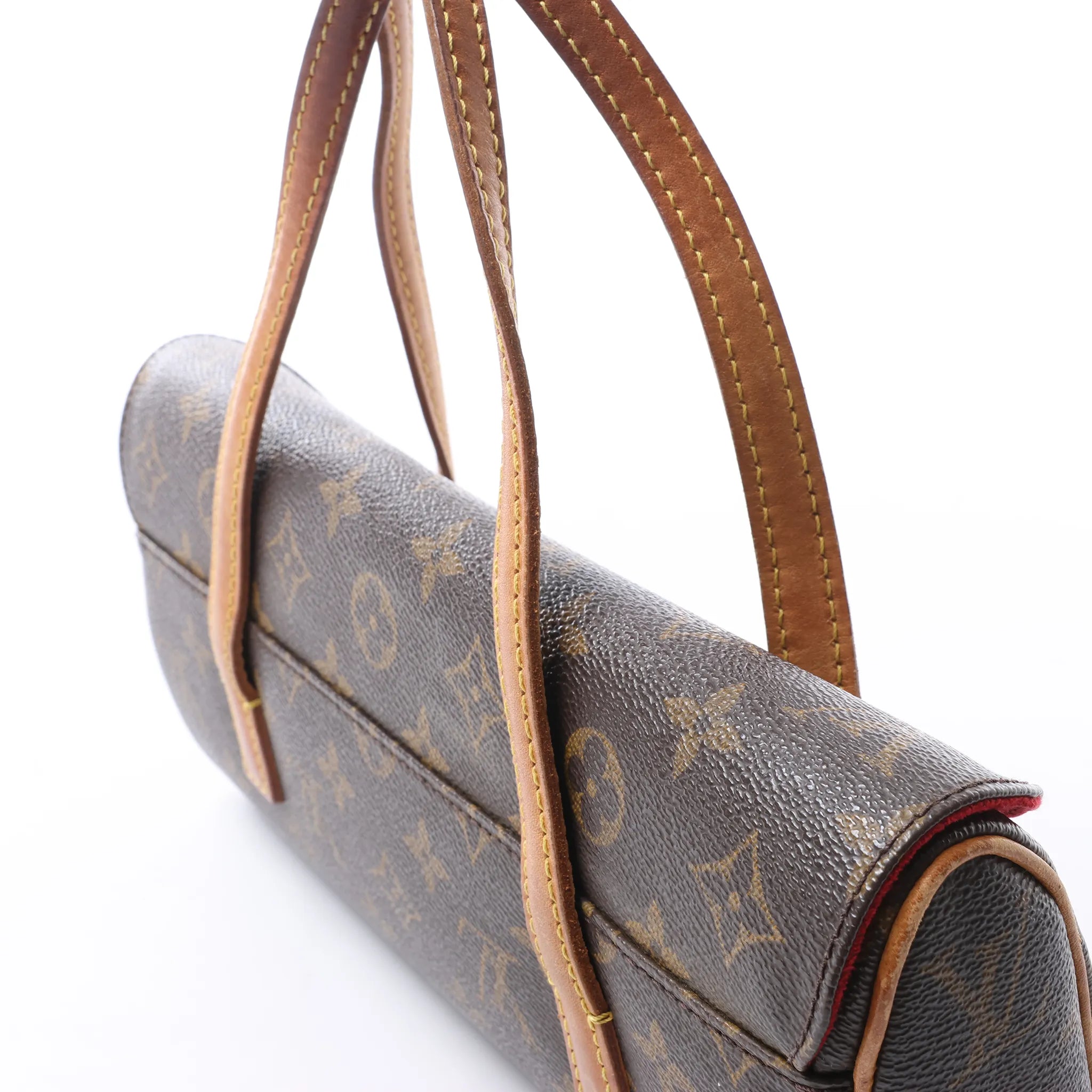 Louis Vuitton Sonatine Monogram Canvas Handbag in Brown M51902