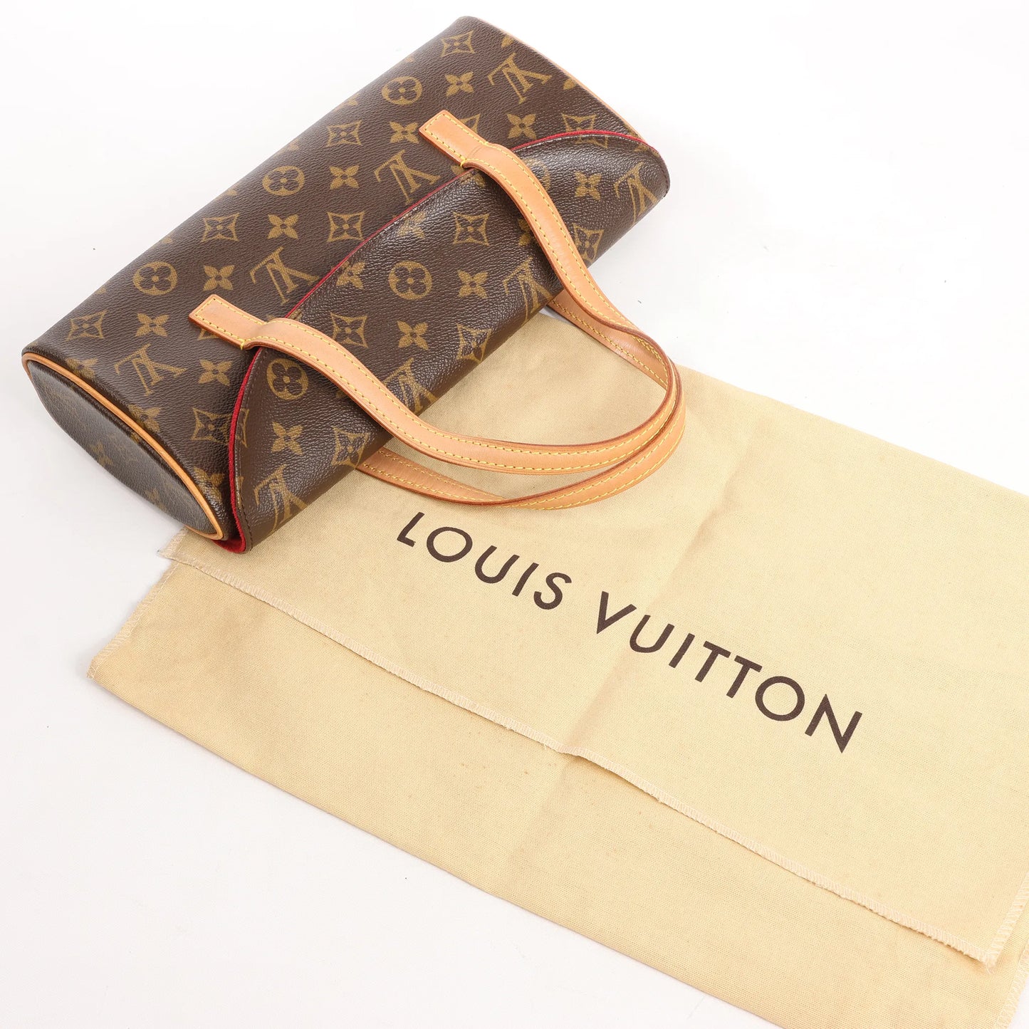 Louis Vuitton Monogram Canvas Sonatine Shoulder Bag in Brown M51902