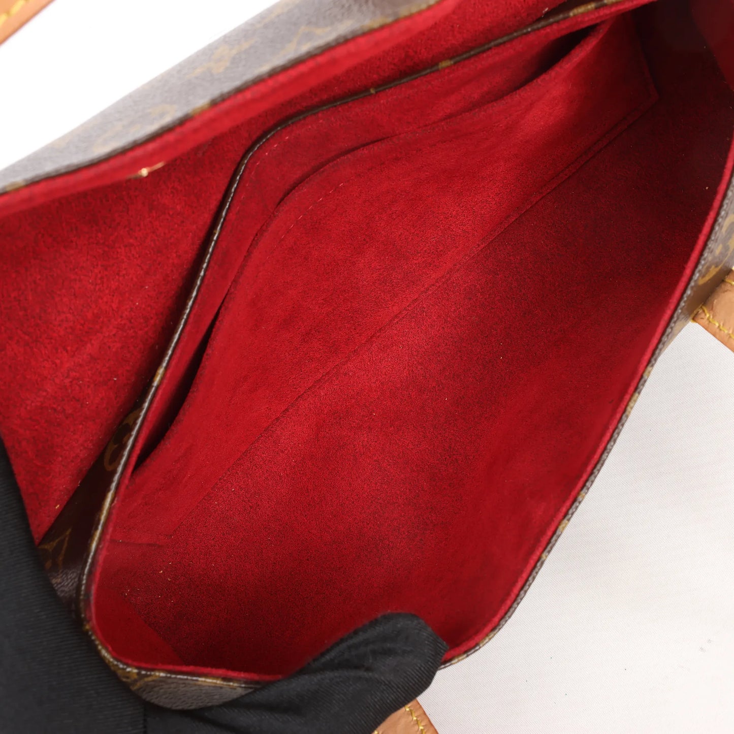 Louis Vuitton Monogram Canvas Sonatine Shoulder Bag in Brown M51902