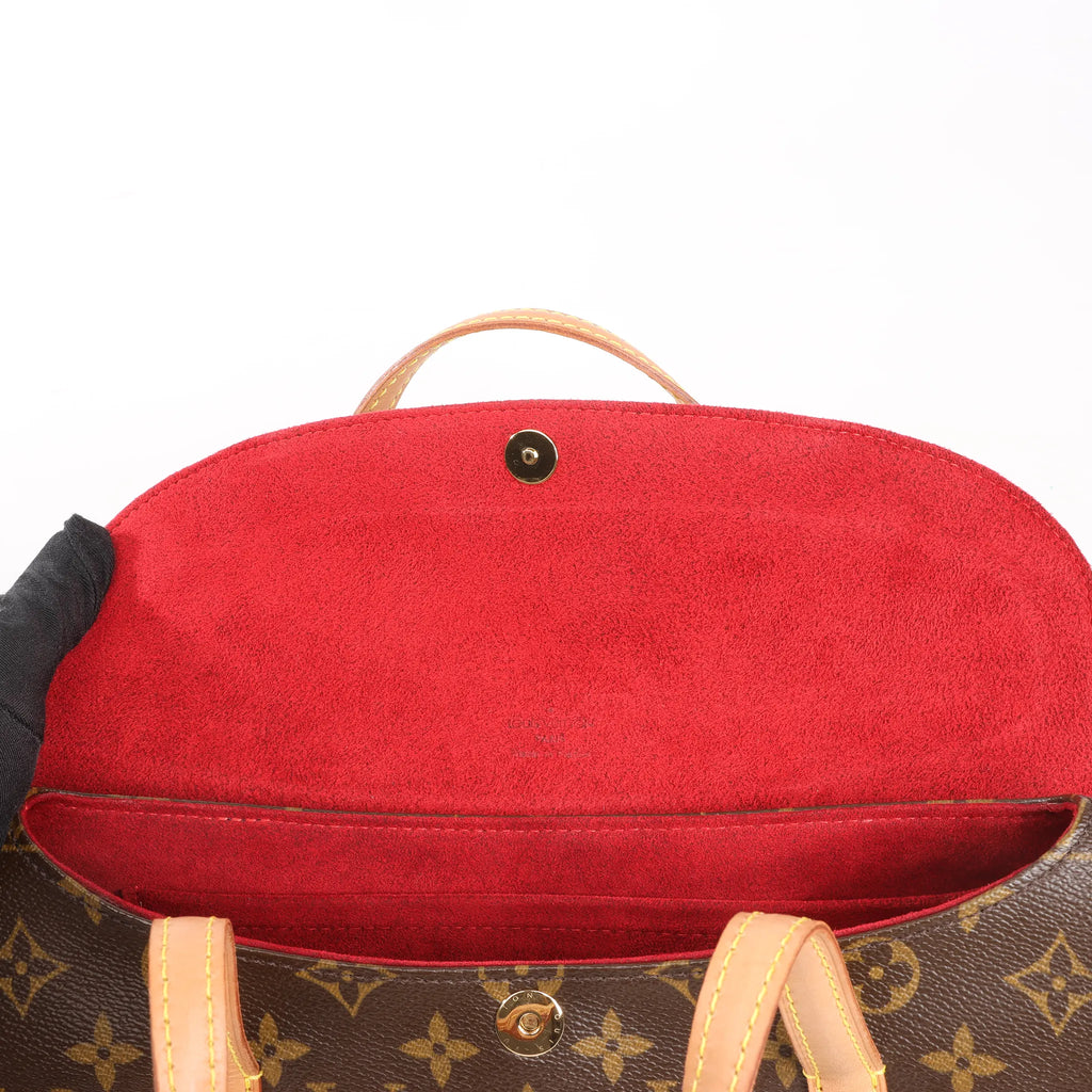 Louis Vuitton Monogram Canvas Sonatine Shoulder Bag in Brown M51902