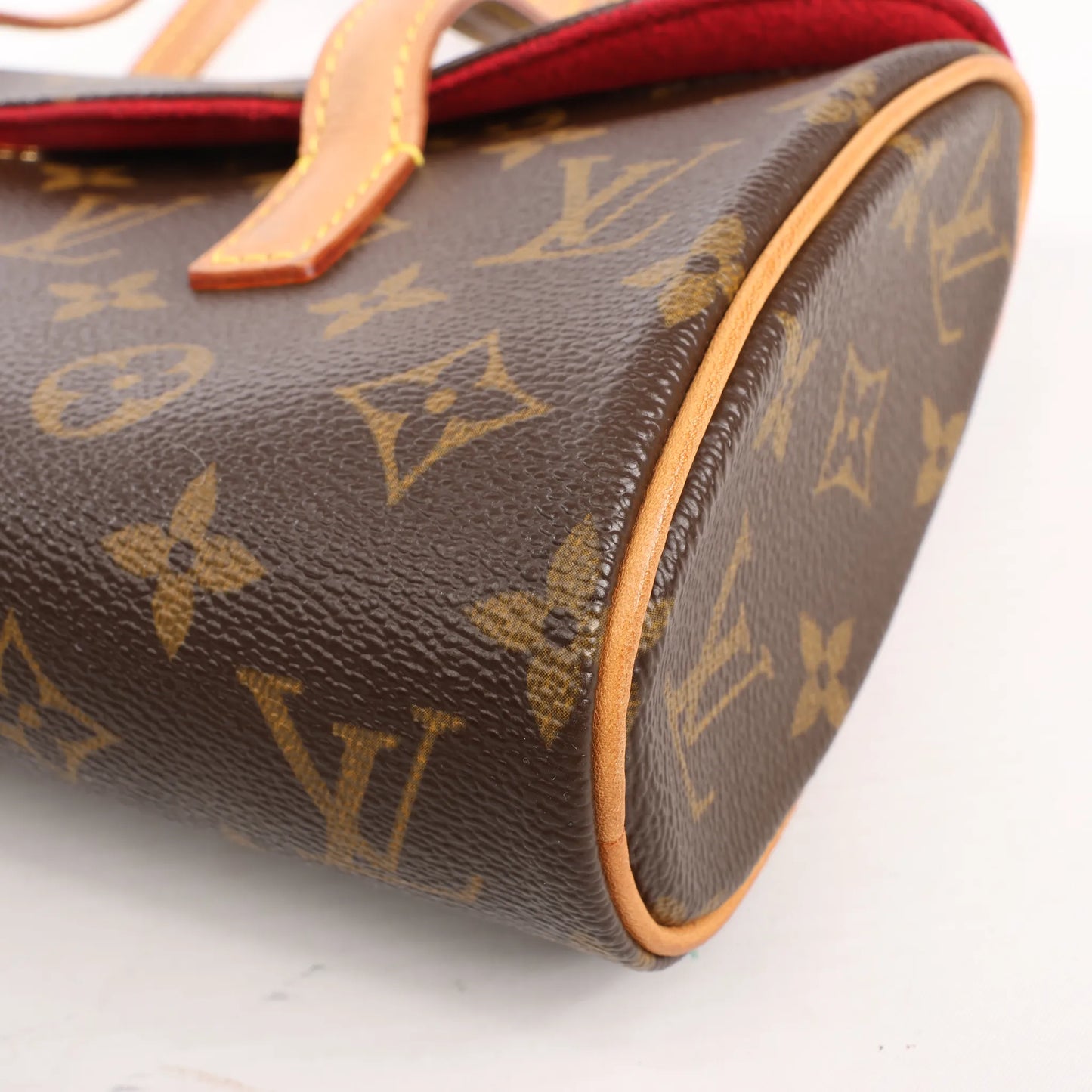Louis Vuitton Monogram Canvas Sonatine Shoulder Bag in Brown M51902