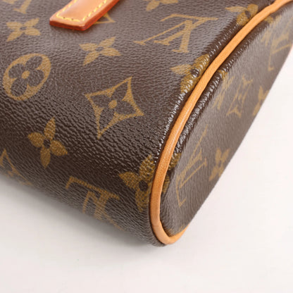 Louis Vuitton Monogram Canvas Sonatine Shoulder Bag in Brown M51902