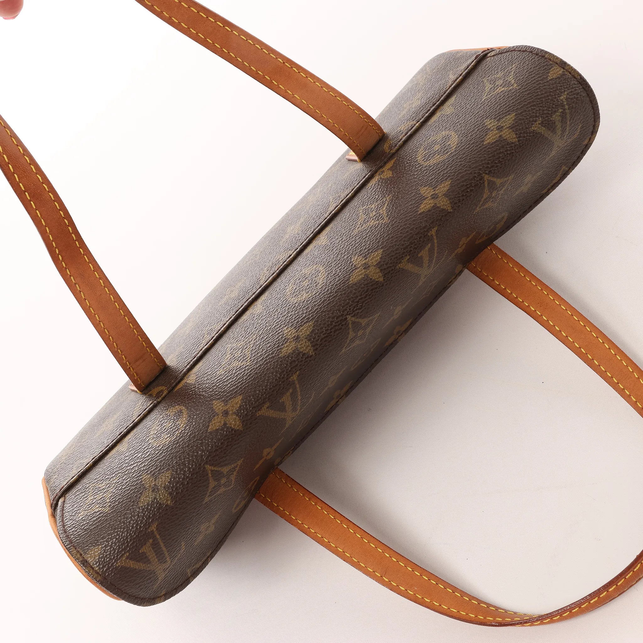 Louis Vuitton Sonatine Monogram Canvas Handbag in Brown M51902
