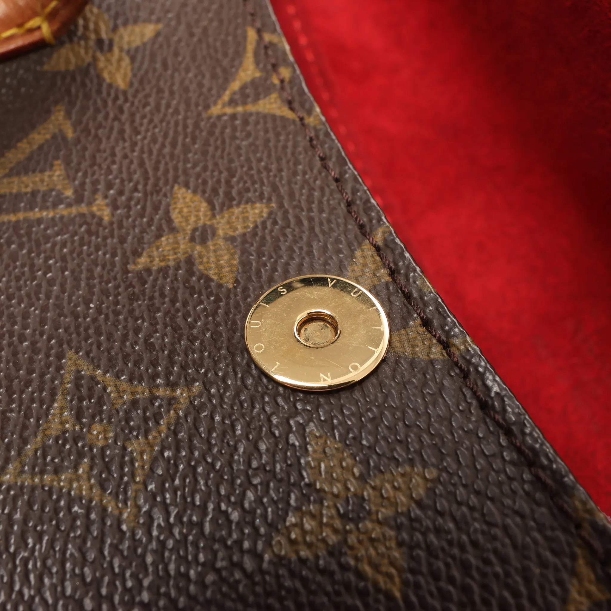 Louis Vuitton Sonatine Monogram Canvas Handbag in Brown M51902