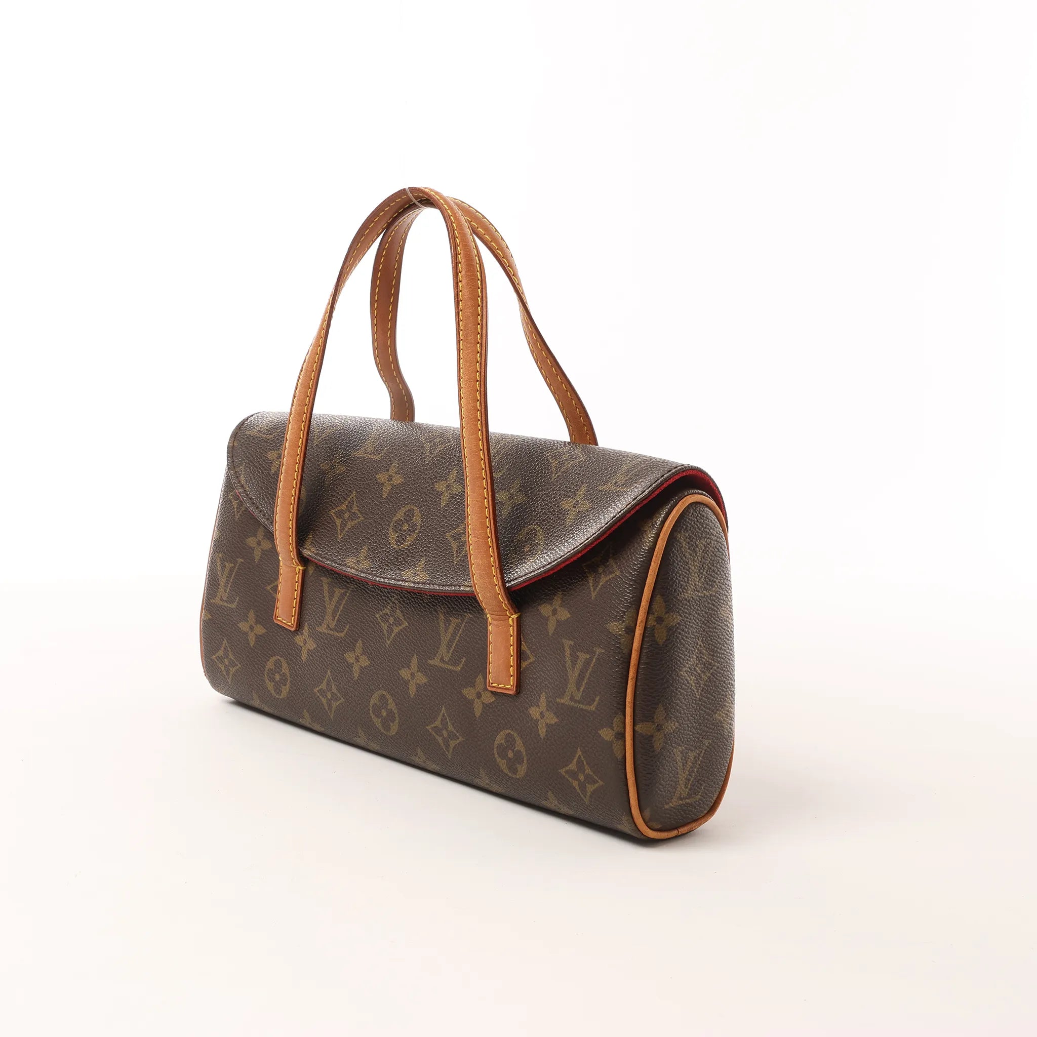 Louis Vuitton Sonatine Monogram Canvas Handbag in Brown M51902