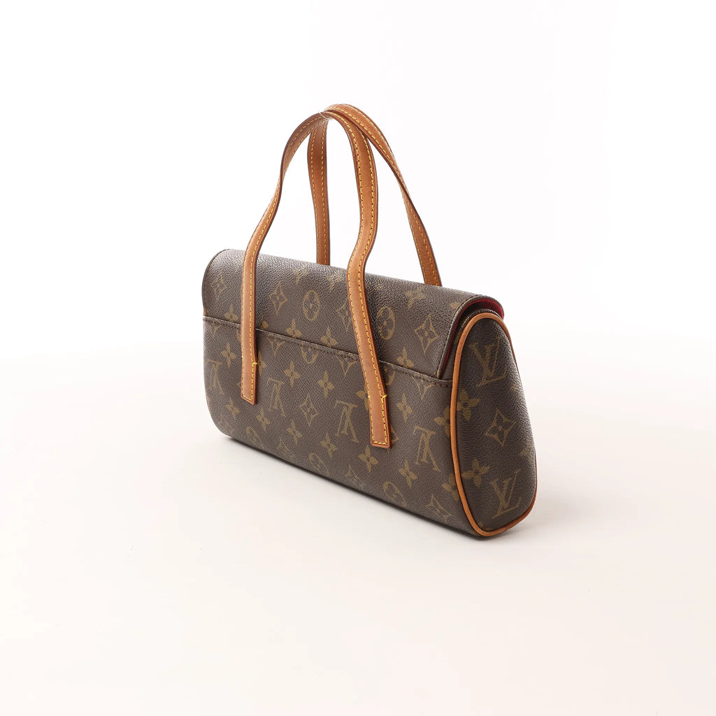 Louis Vuitton Sonatine Monogram Canvas Handbag in Brown M51902
