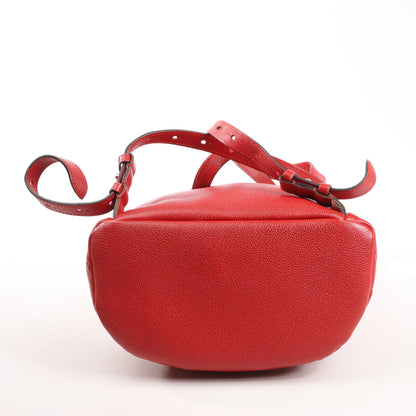 Louis Vuitton Sorbonne Monogram Empreinte Sac à dos en rouge M44015