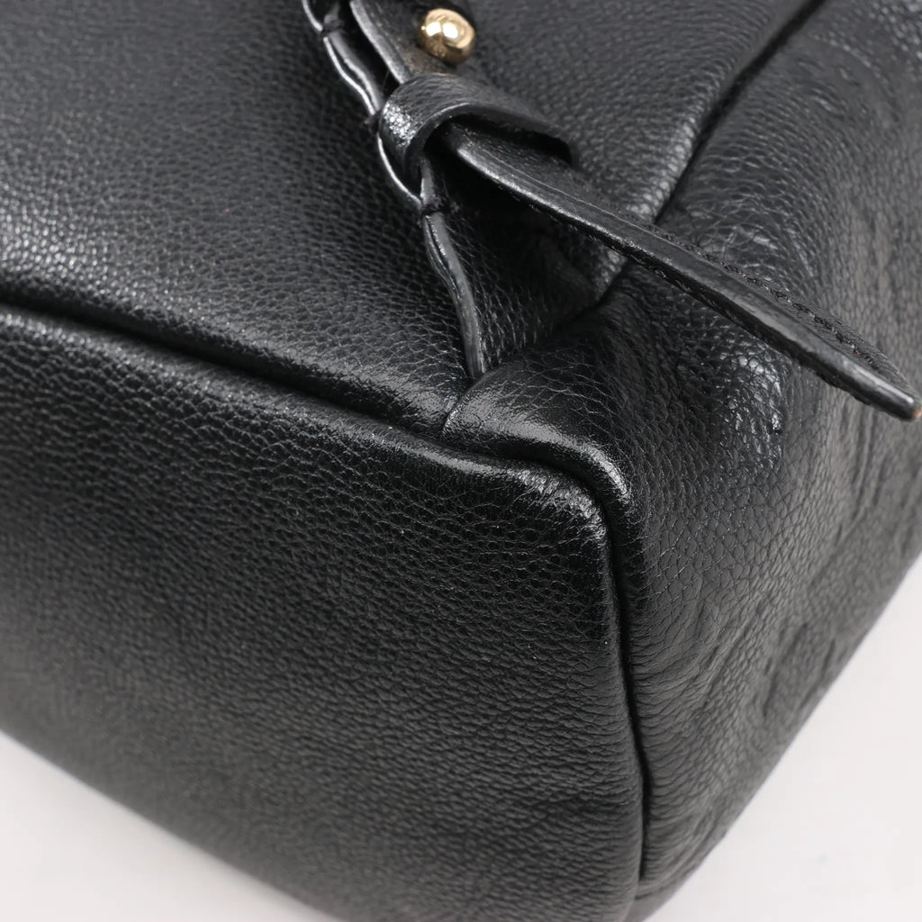 Louis Vuitton Monogram Empreinte Sorbonne Backpack in Black M44016