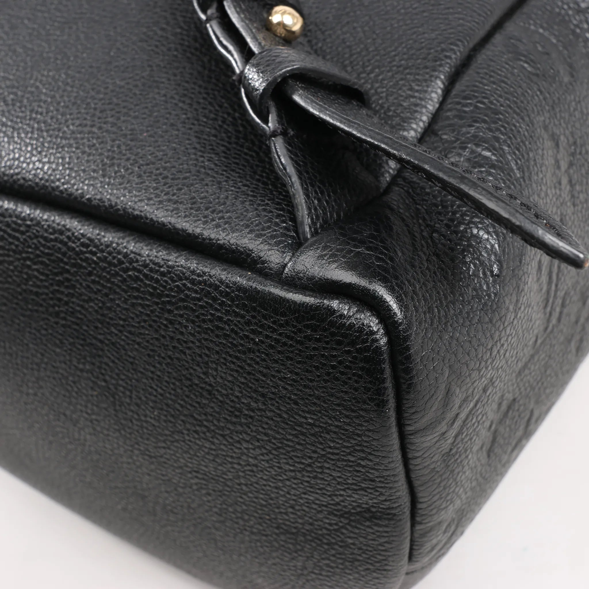 Louis Vuitton Monogram Empreinte Sorbonne Backpack in Black M44016