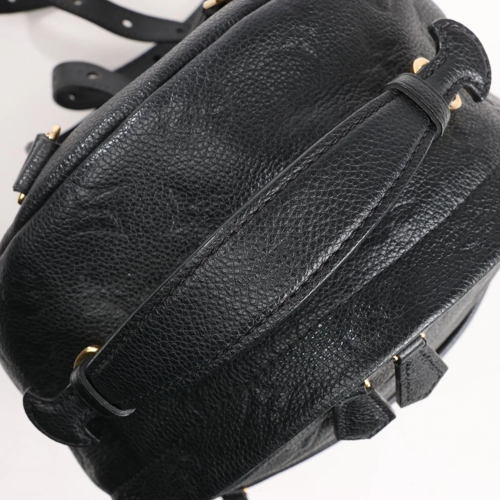Louis Vuitton Monogram Empreinte Sorbonne Backpack in Black M44016