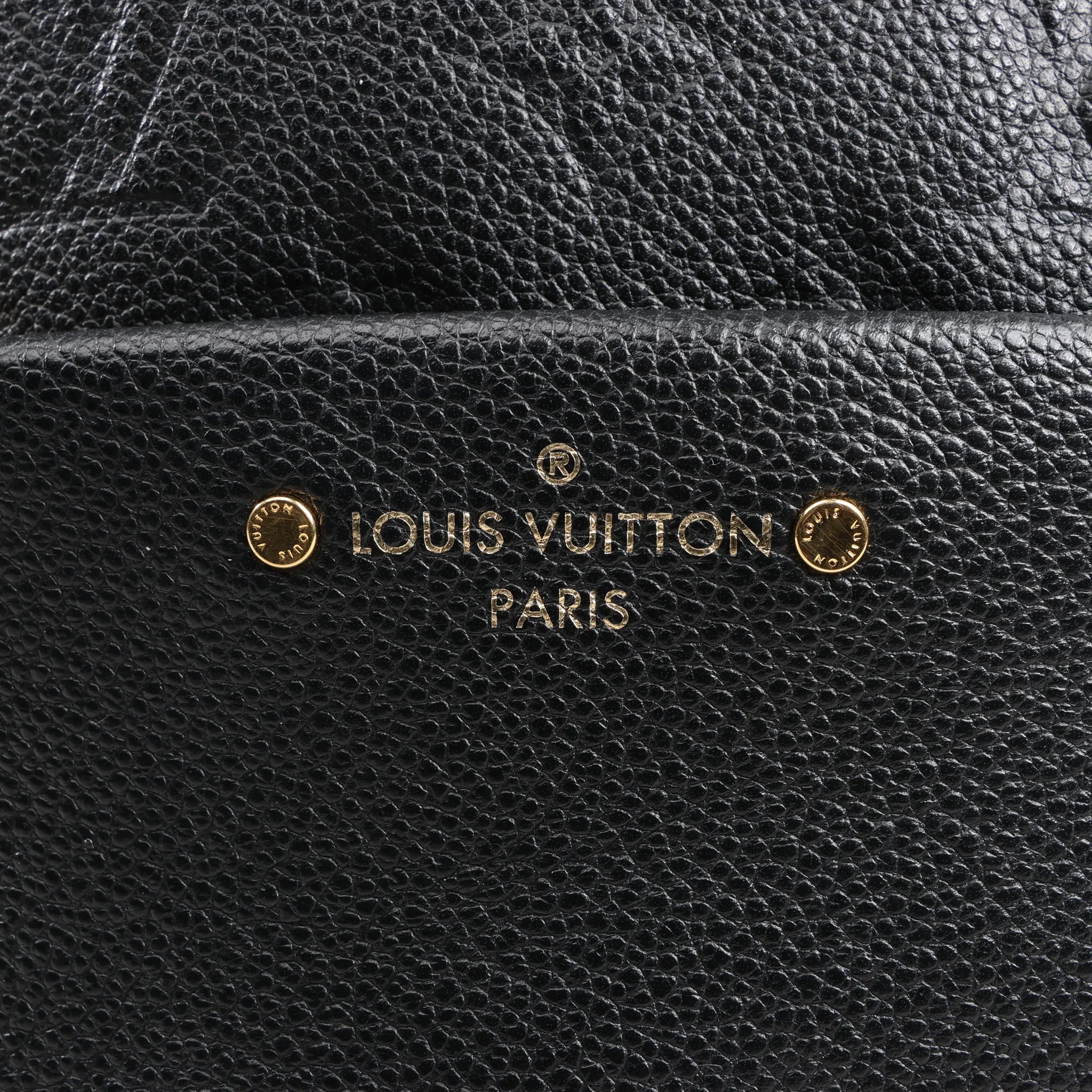 Louis Vuitton Monogram Empreinte Sorbonne Backpack in Black M44016